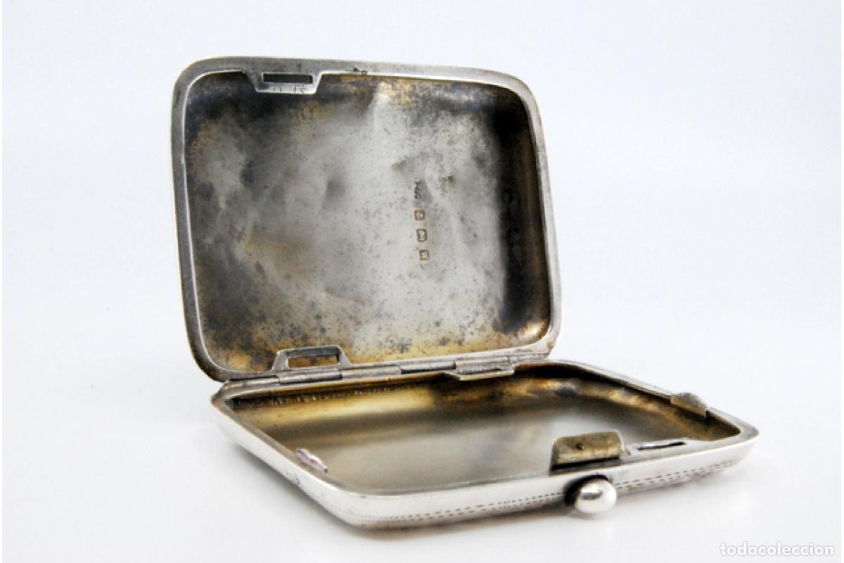 Antig&uuml;edades: Caja de cigarrillos, en plata - Foto 8