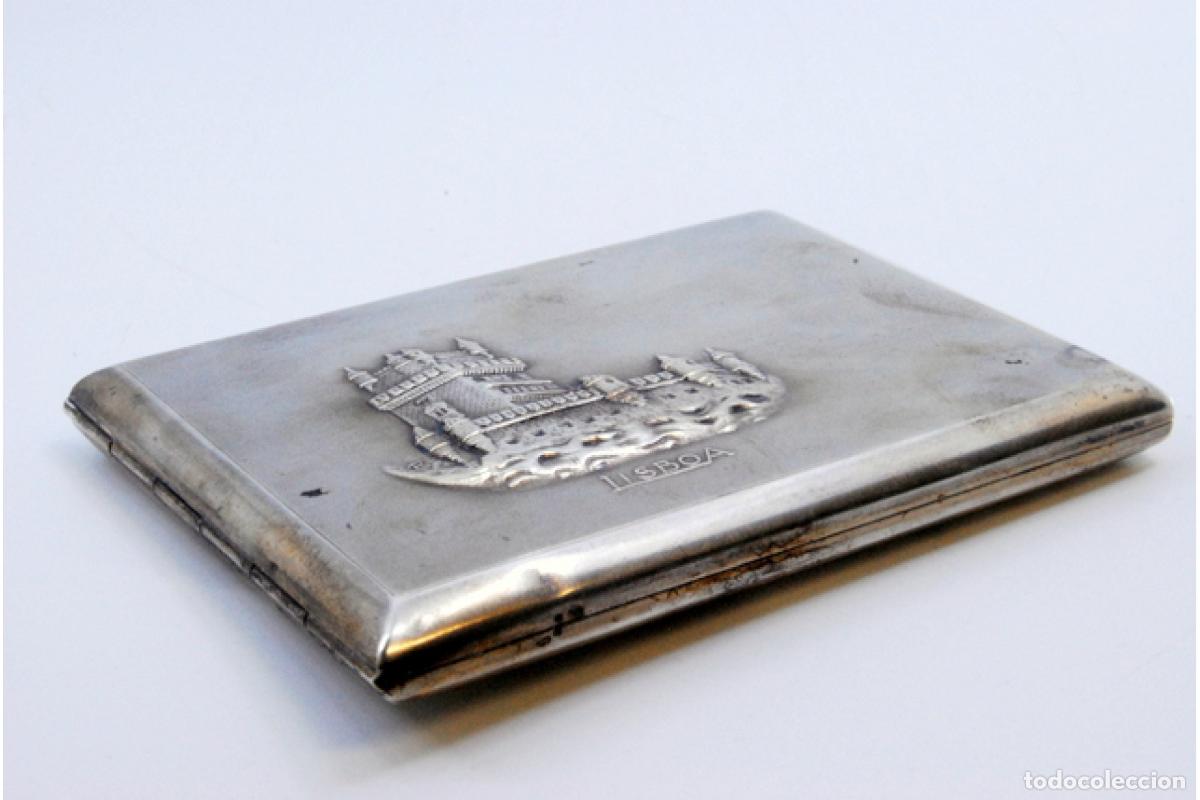 Antig&uuml;edades: Caja de cigarrillos, en plata - Foto 3