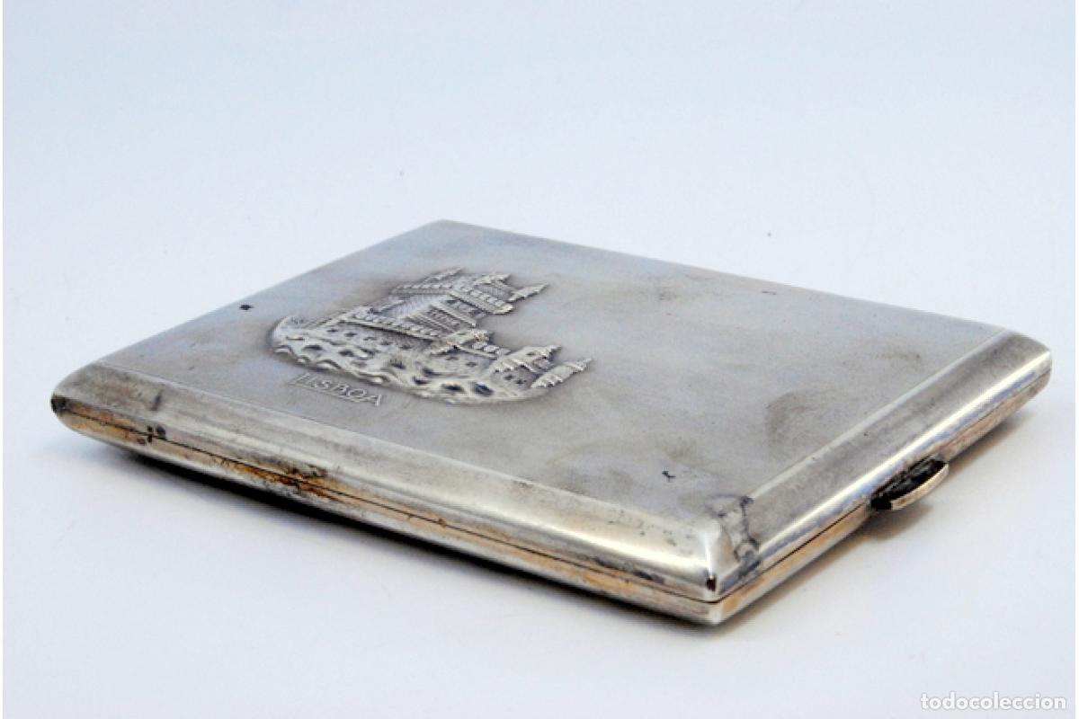 Antig&uuml;edades: Caja de cigarrillos, en plata - Foto 4