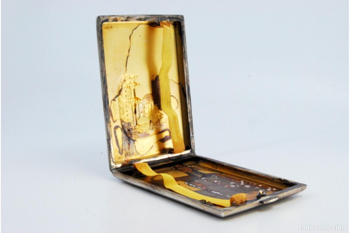 Antig&uuml;edades: Caja de cigarrillos, en plata - Foto 6