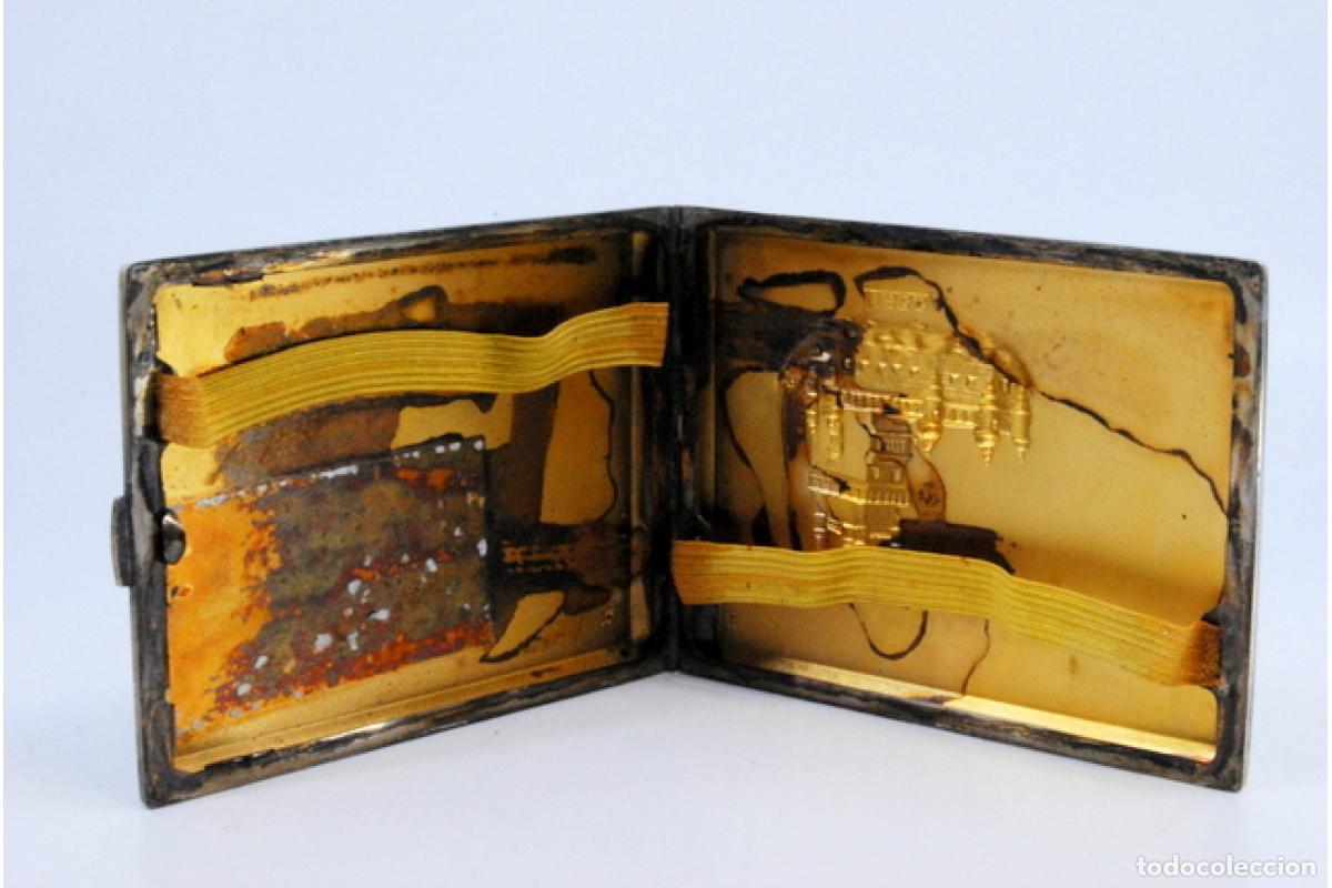 Antig&uuml;edades: Caja de cigarrillos, en plata - Foto 7