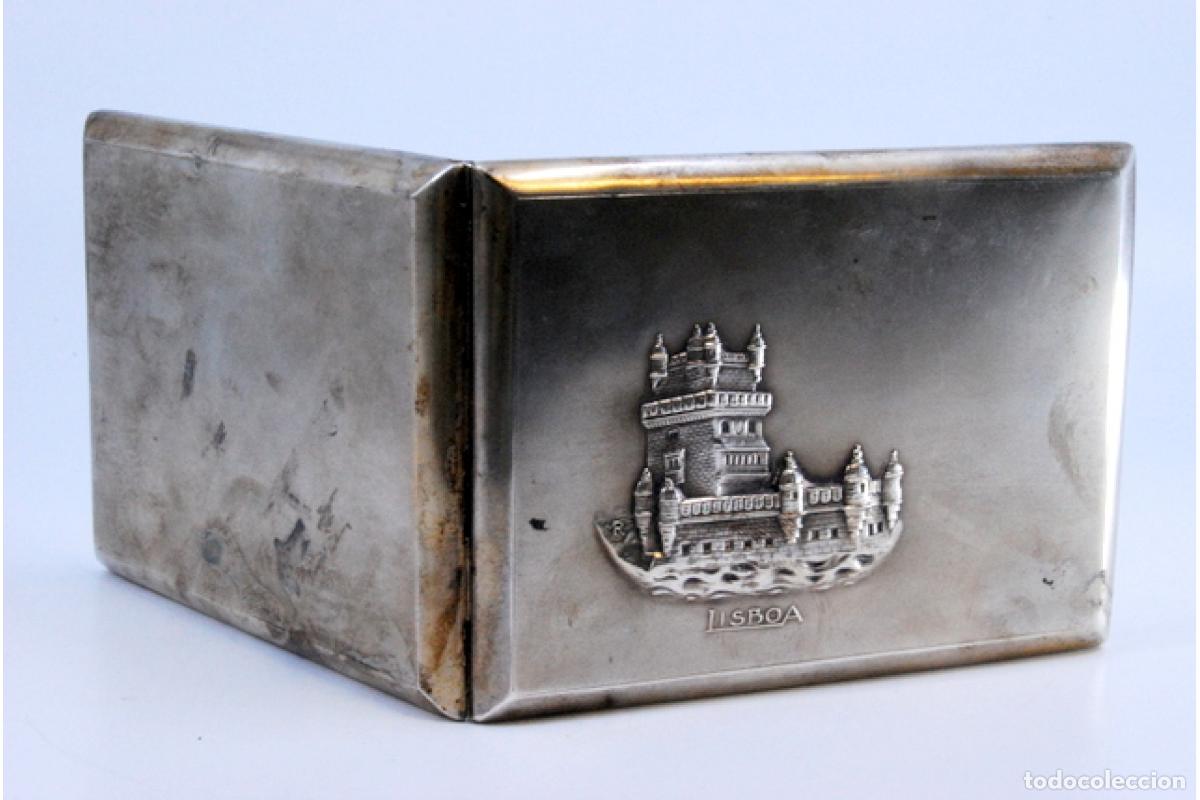 Antig&uuml;edades: Caja de cigarrillos, en plata - Foto 9