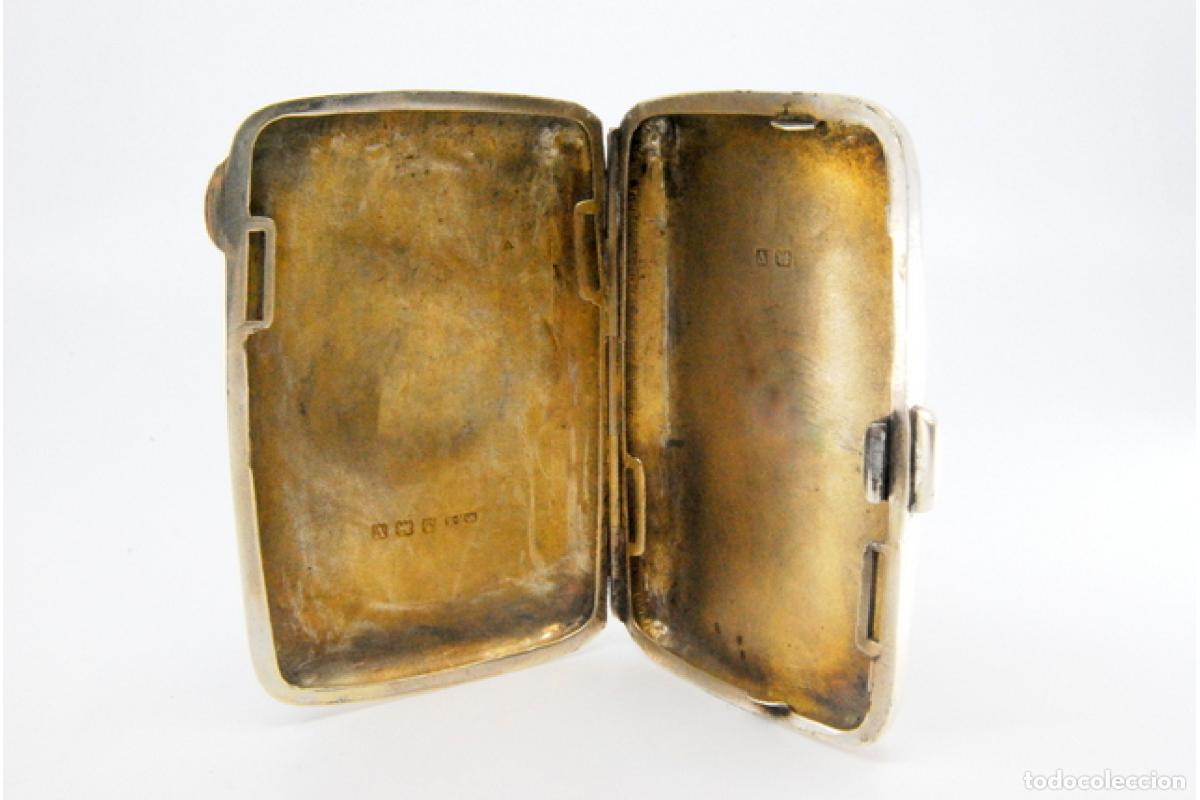 Antig&uuml;edades: Caja de cigarrillos, en plata - Foto 5