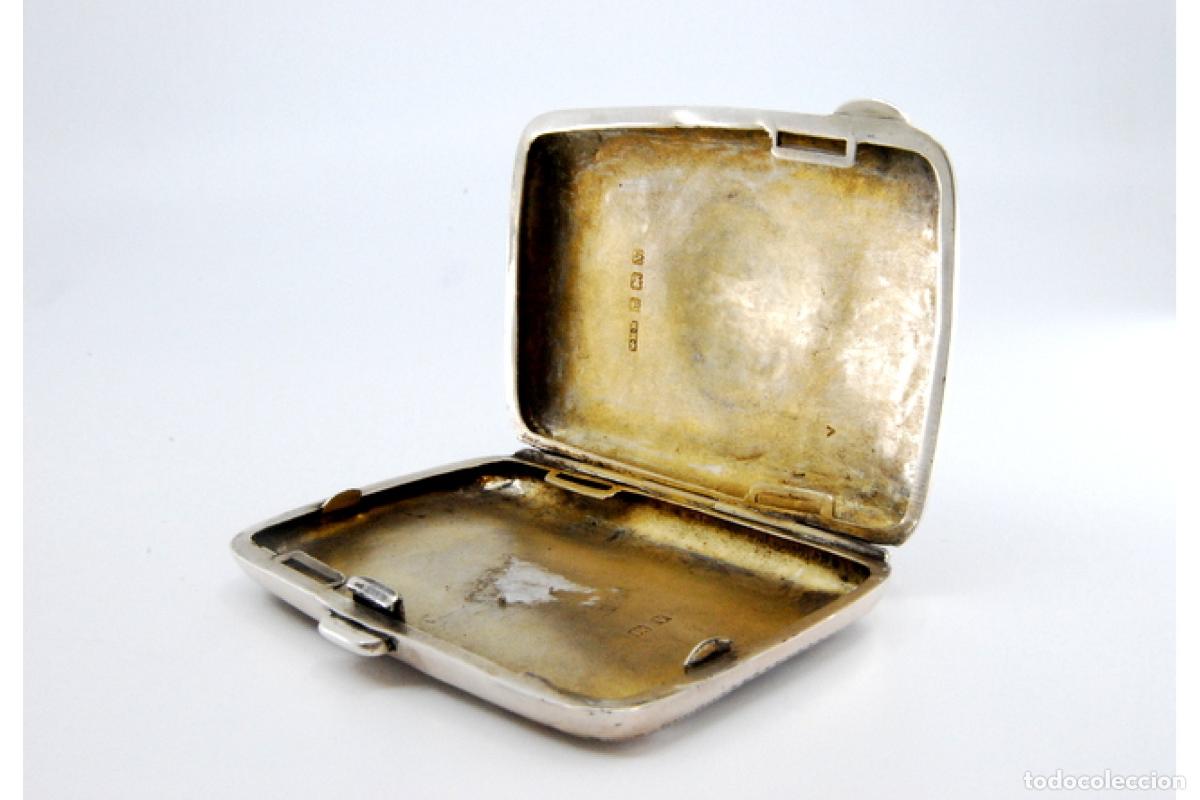 Antig&uuml;edades: Caja de cigarrillos, en plata - Foto 7