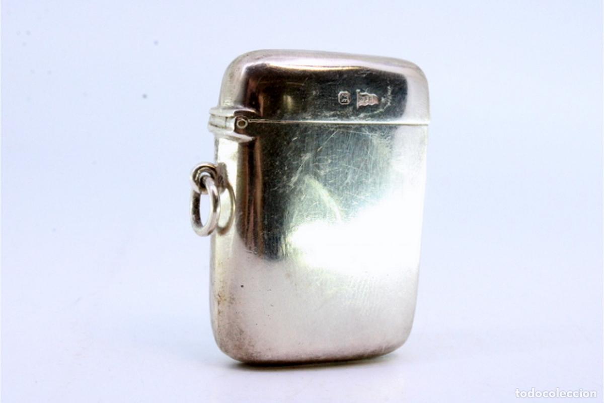 Antig&uuml;edades: Caja de cerillas de plata - Foto 6