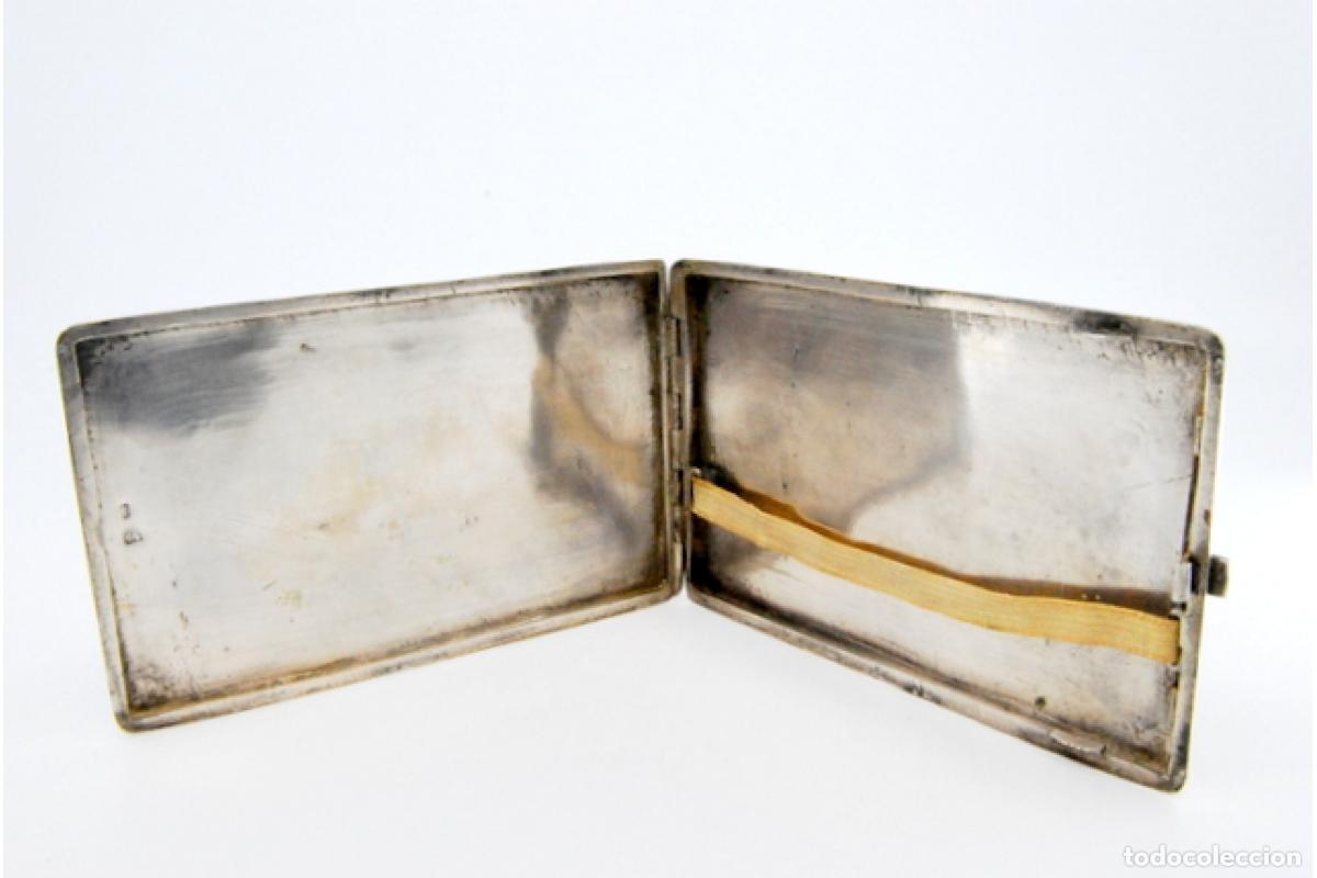 Antig&uuml;edades: Caja de cigarrillos, en plata - Foto 4