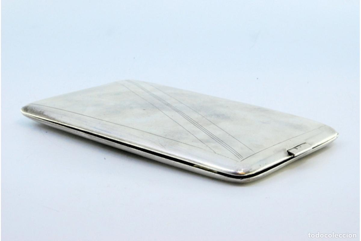 Antig&uuml;edades: Caja de cigarrillos, en plata - Foto 3