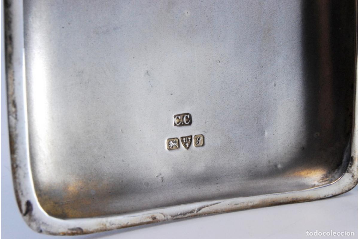 Antig&uuml;edades: Caja de cigarrillos, en plata - Foto 3