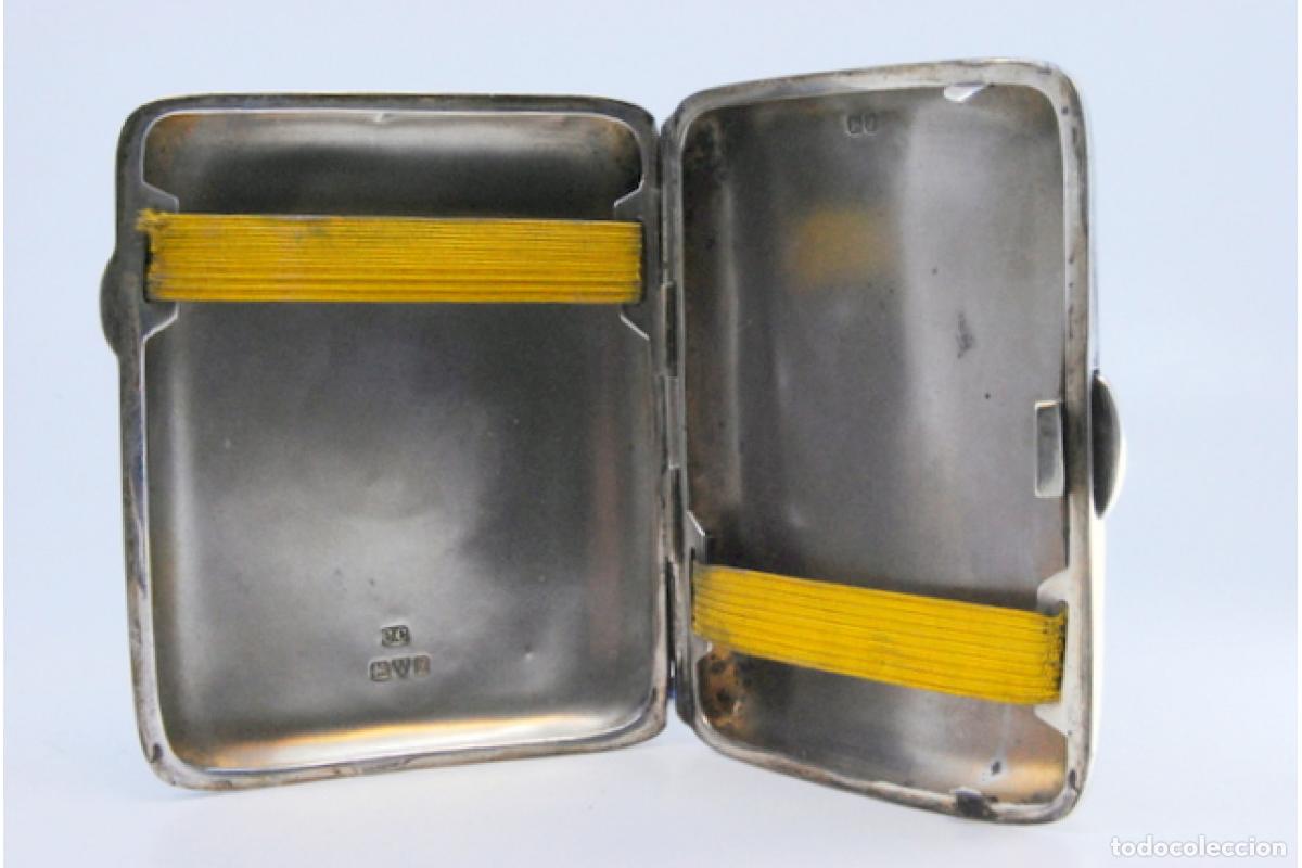 Antig&uuml;edades: Caja de cigarrillos, en plata - Foto 4