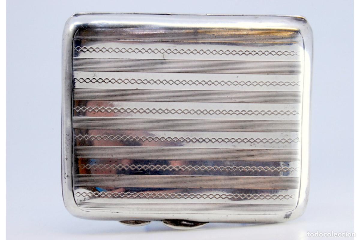 Antig&uuml;edades: Caja de cigarrillos, en plata - Foto 9