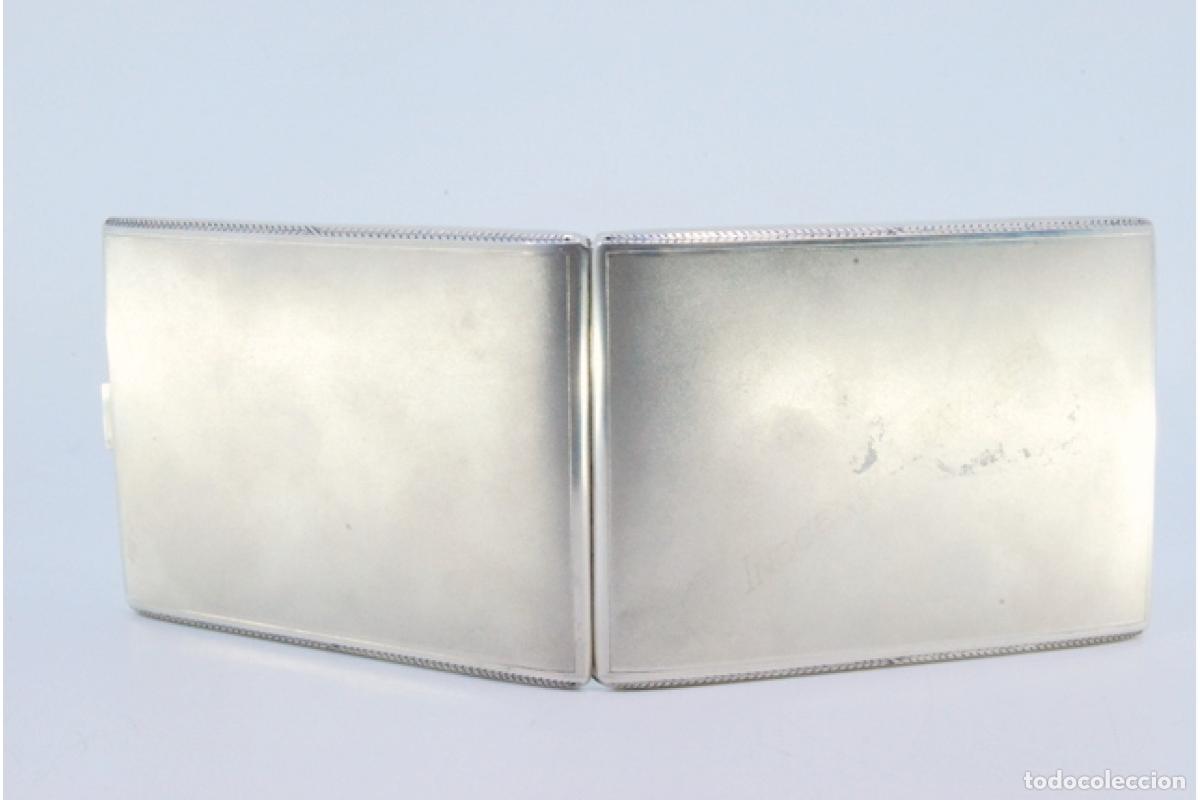 Antig&uuml;edades: Caja de cigarrillos, en plata - Foto 3