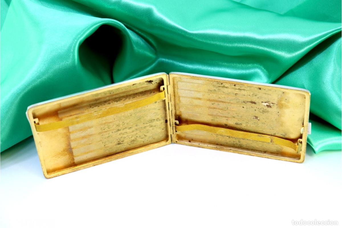Antig&uuml;edades: Caja de cigarrillos, en plata - Foto 5