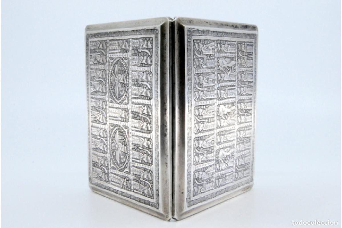 Antig&uuml;edades: Caja de cigarrillos, en plata - Foto 2