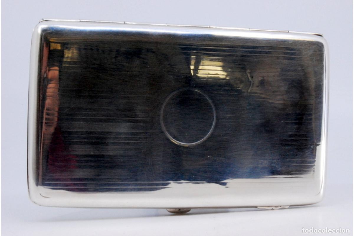 Antig&uuml;edades: Caja de cigarrillos, en plata - Foto 8