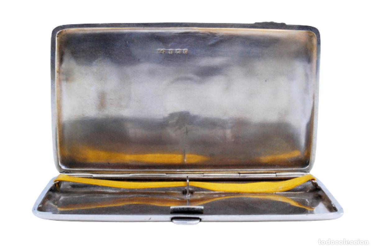 Antig&uuml;edades: Caja de cigarrillos, en plata - Foto 1