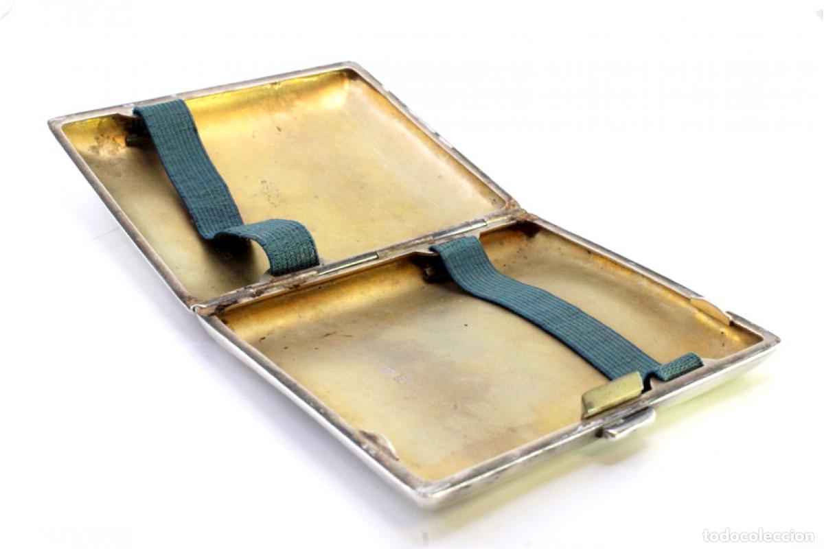Antig&uuml;edades: Caja de cigarrillos, en plata - Foto 4