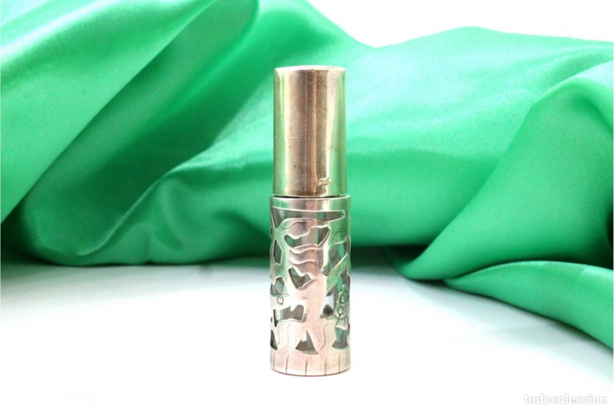 Antig&uuml;edades: Frasco de plata para perfume. - Foto 2