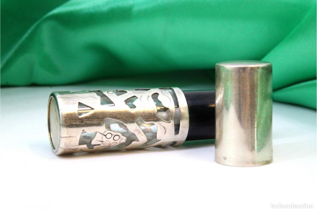 Antig&uuml;edades: Frasco de plata para perfume. - Foto 3