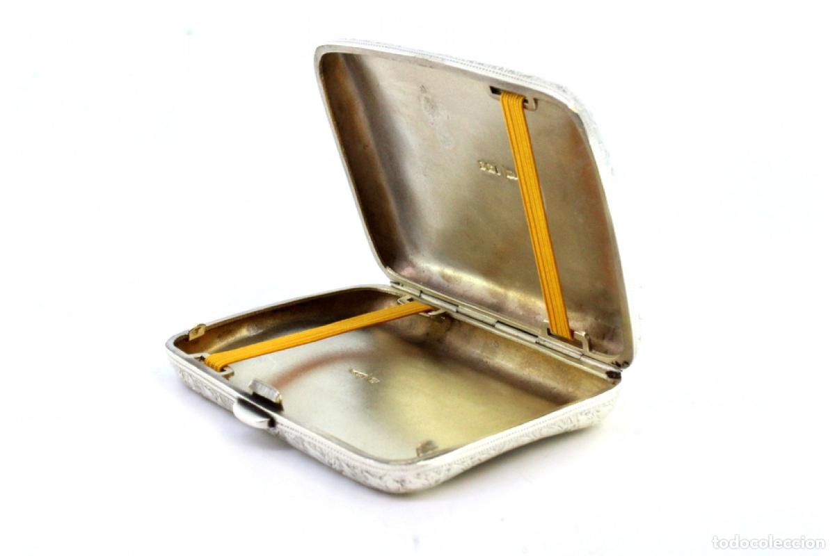Antig&uuml;edades: Caja de cigarrillos, en plata - Foto 4