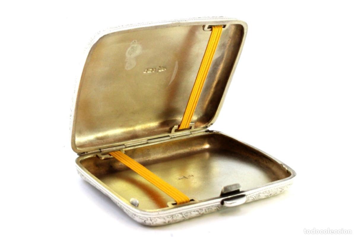 Antig&uuml;edades: Caja de cigarrillos, en plata - Foto 5