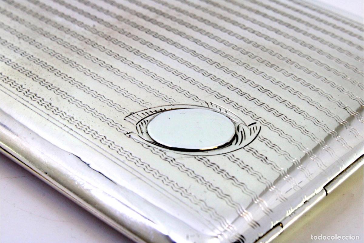 Antig&uuml;edades: Caja de cigarrillos, en plata - Foto 3