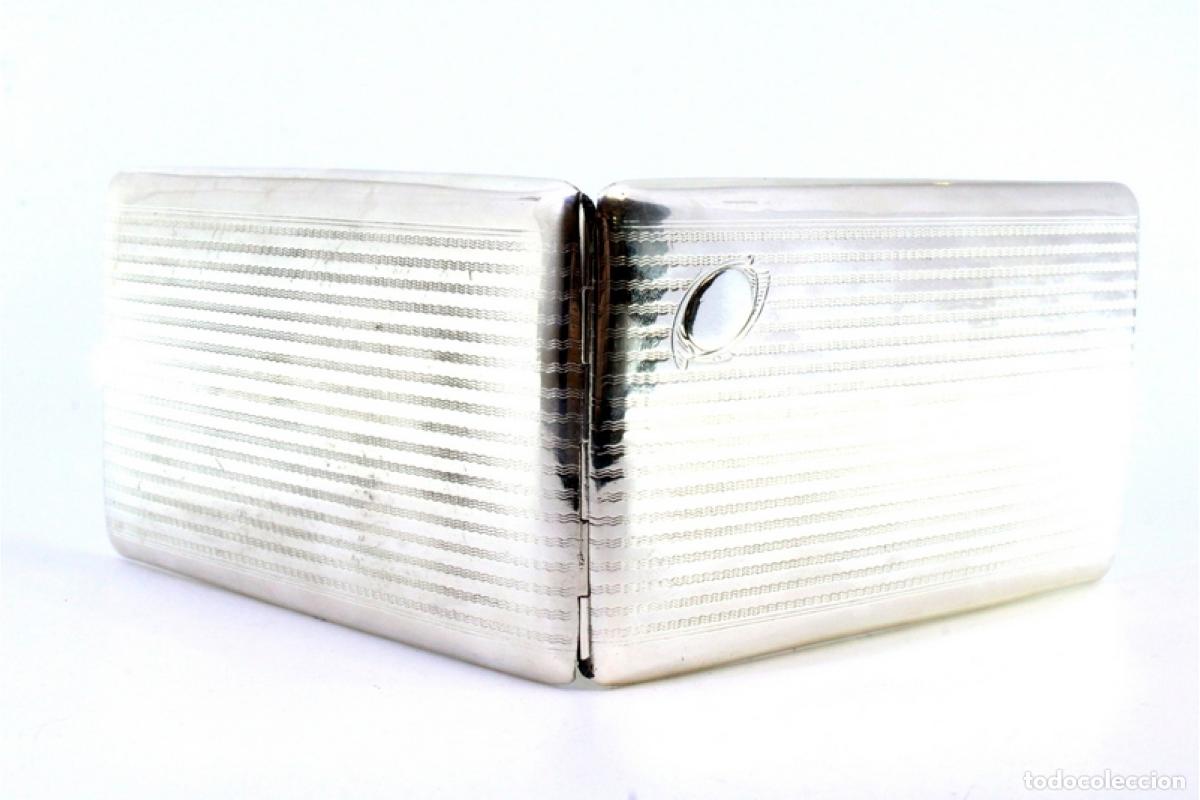 Antig&uuml;edades: Caja de cigarrillos, en plata - Foto 7