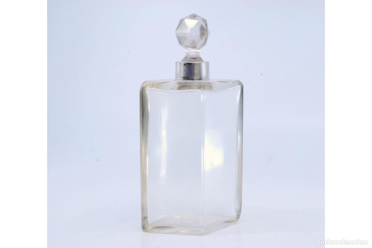 Antig&uuml;edades: Botella de vidrio y plata - Foto 3