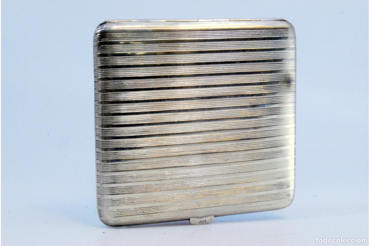 Antig&uuml;edades: Caja de cigarrillos, en plata - Foto 2