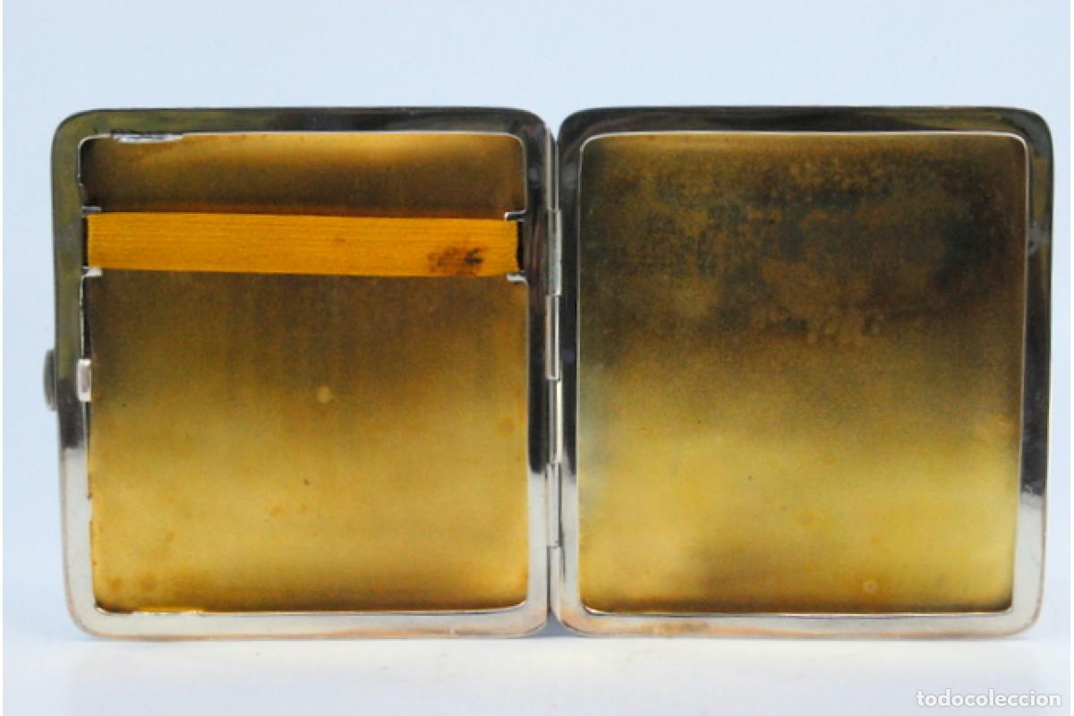 Antig&uuml;edades: Caja de cigarrillos, en plata - Foto 3