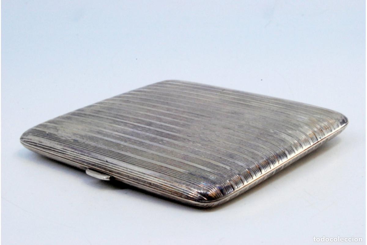 Antig&uuml;edades: Caja de cigarrillos, en plata - Foto 7