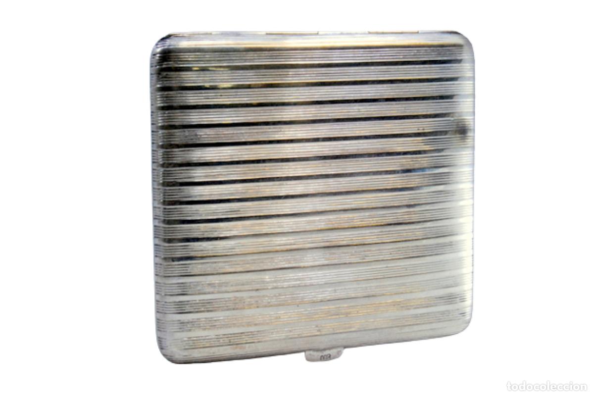 Antig&uuml;edades: Caja de cigarrillos, en plata - Foto 1