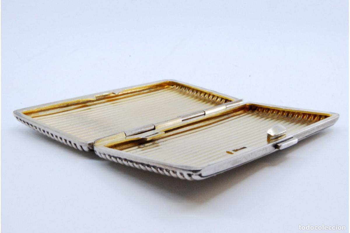 Antig&uuml;edades: Caja de cigarrillos, en plata - Foto 9