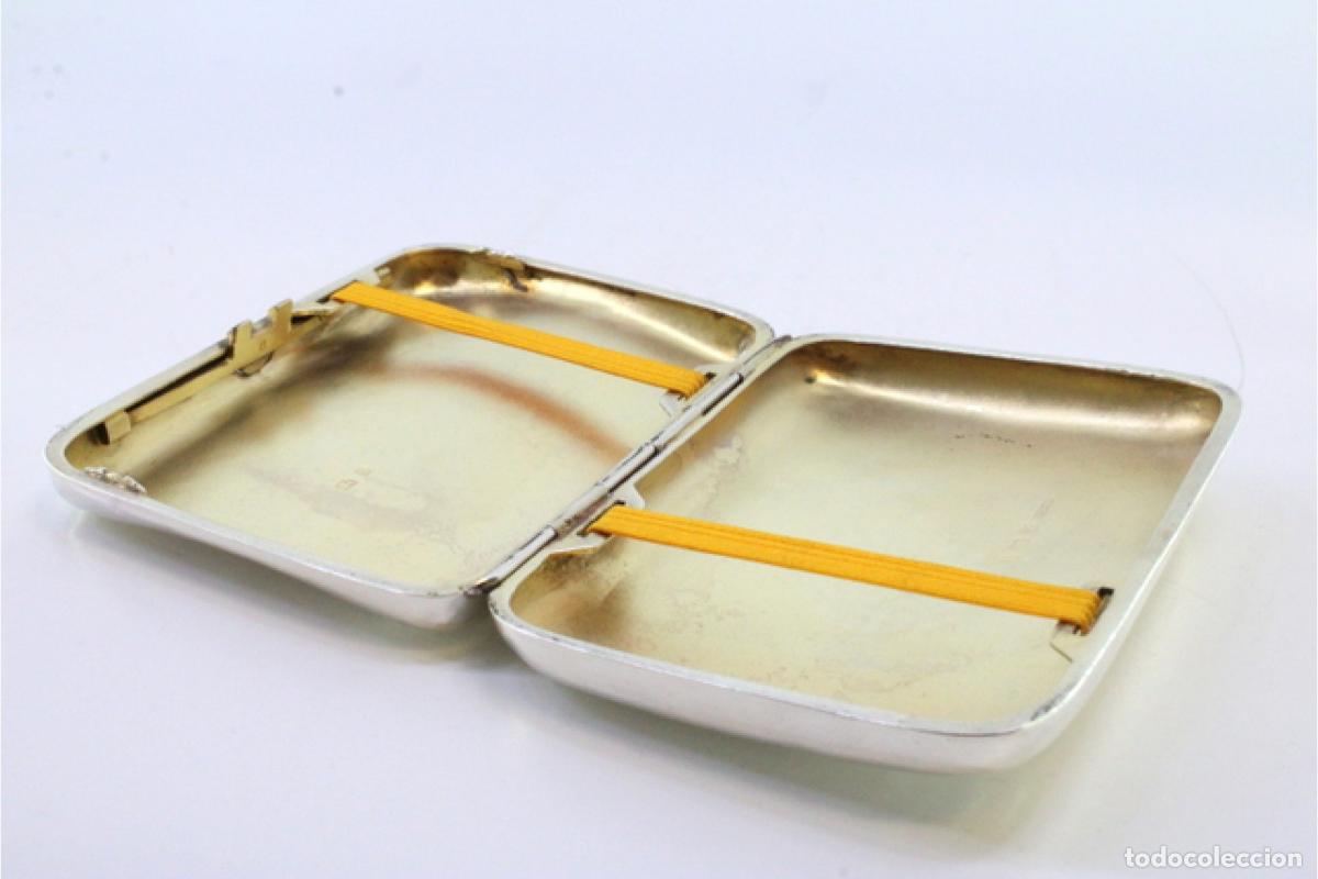 Antig&uuml;edades: Caja de cigarrillos, en plata - Foto 2