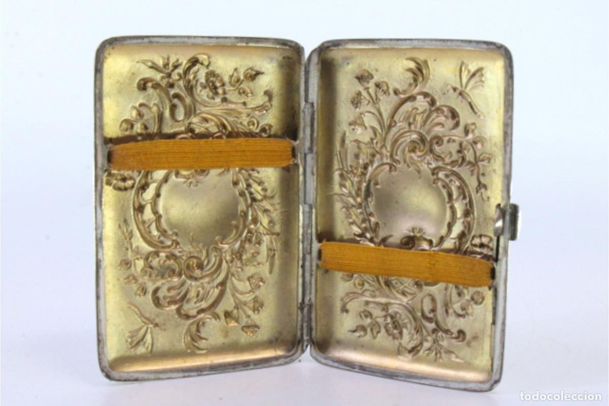 Antig&uuml;edades: Caja de cigarrillos, en plata - Foto 3