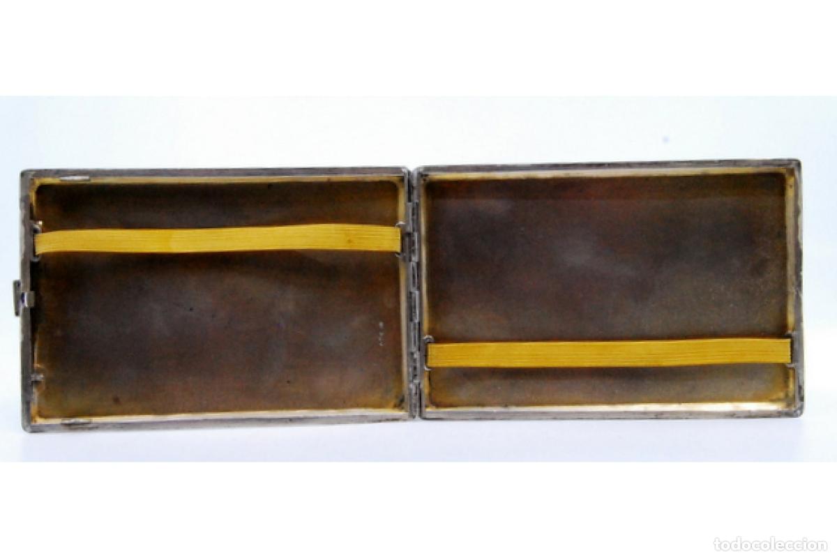 Antig&uuml;edades: Caja de cigarrillos, en plata - Foto 2