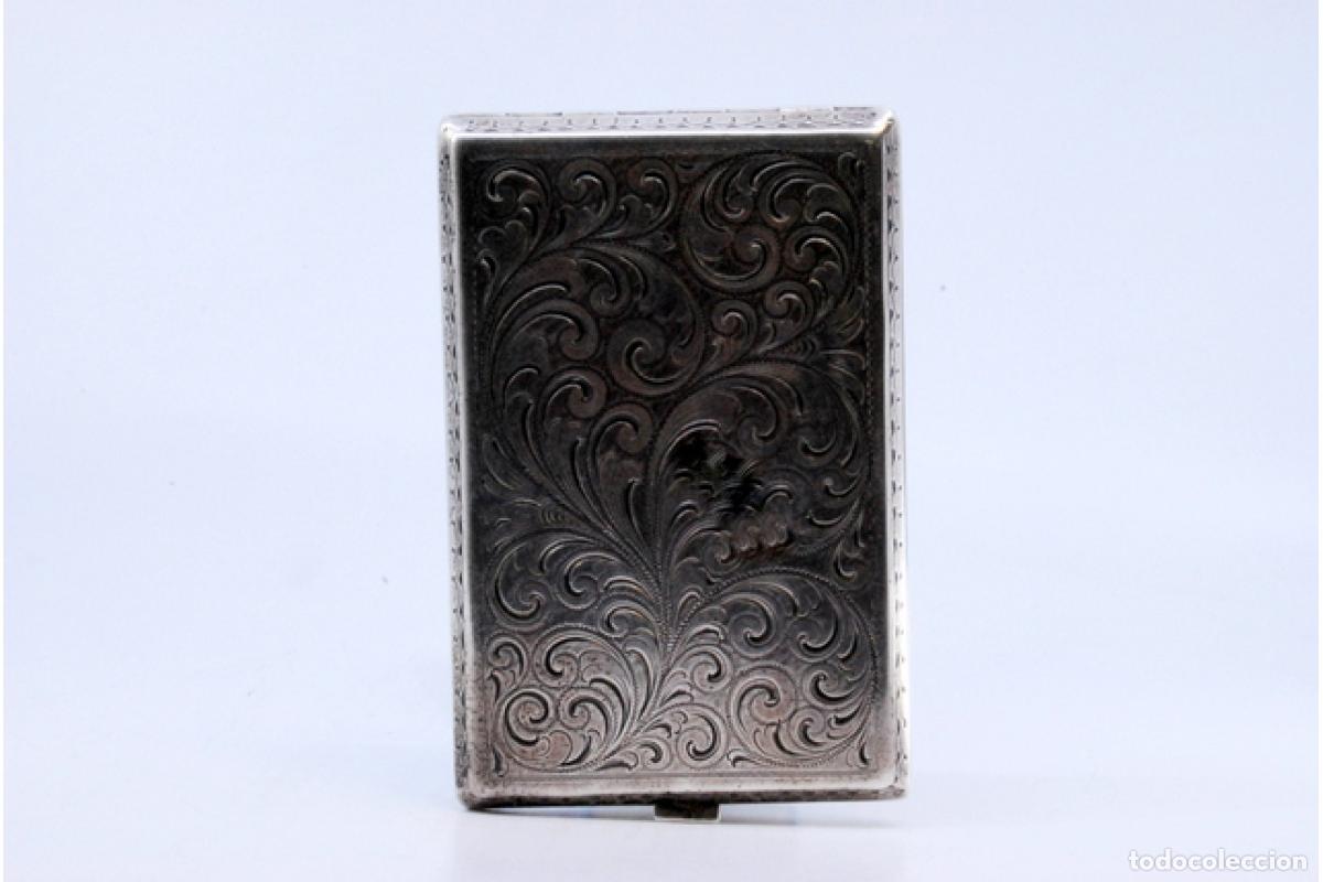Antig&uuml;edades: Caja de cigarrillos, en plata - Foto 5