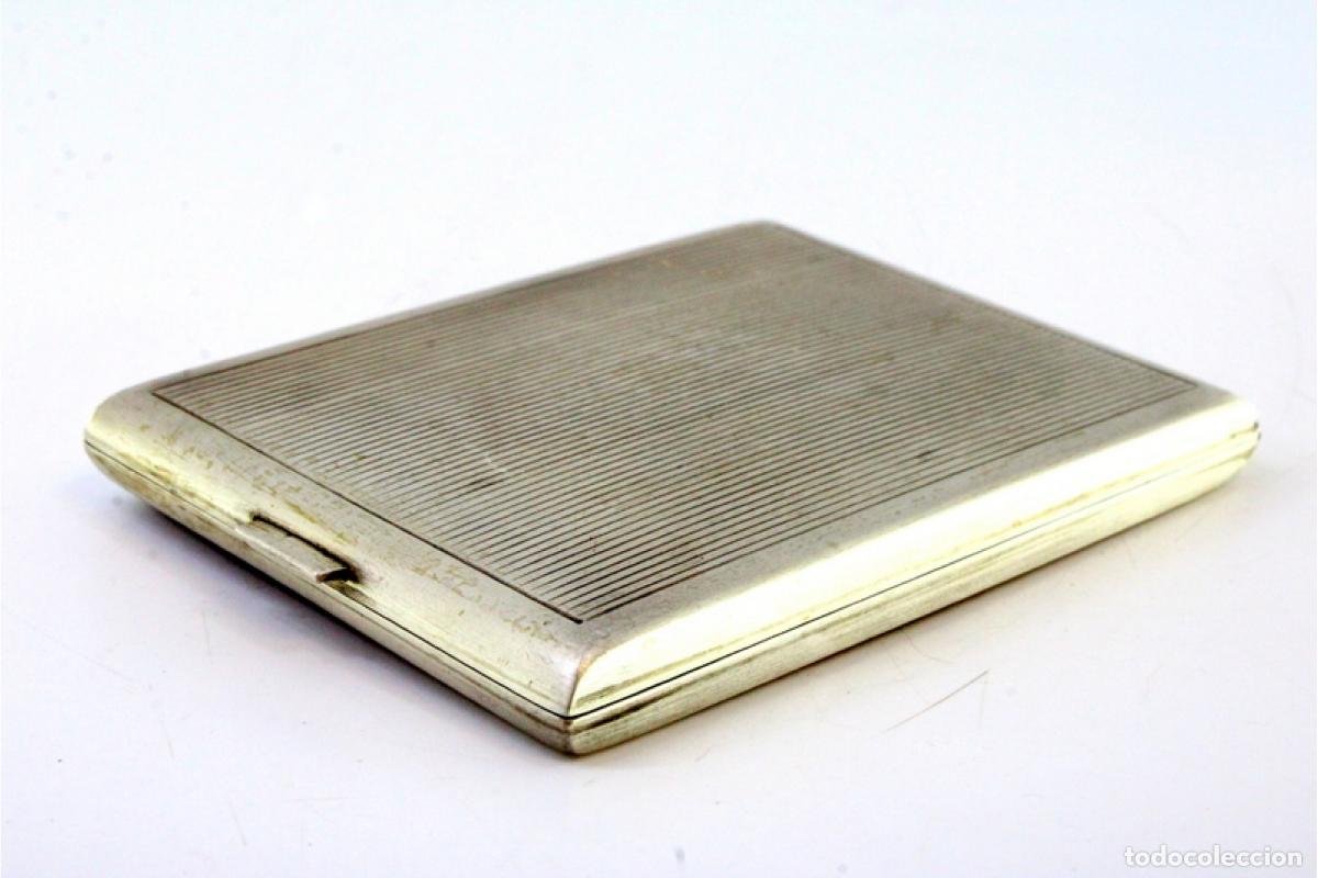Antig&uuml;edades: Caja de cigarrillos, en plata - Foto 5