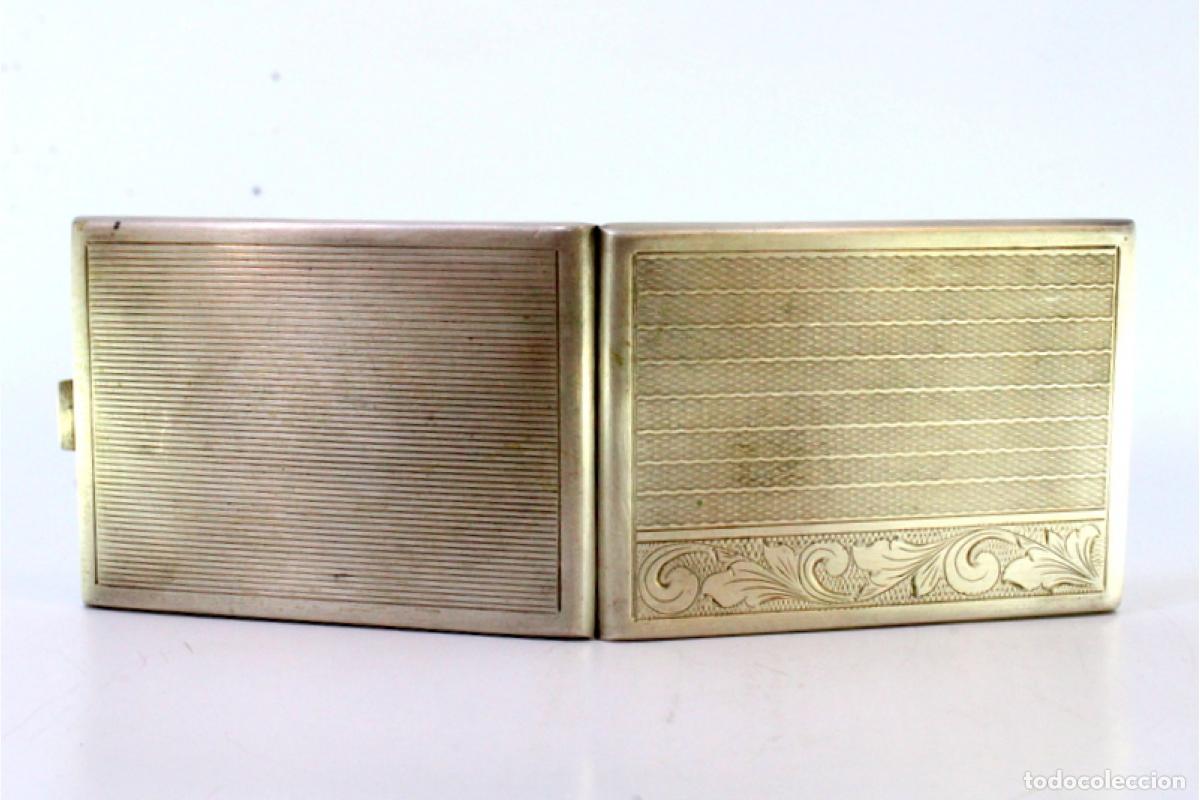 Antig&uuml;edades: Caja de cigarrillos, en plata - Foto 7