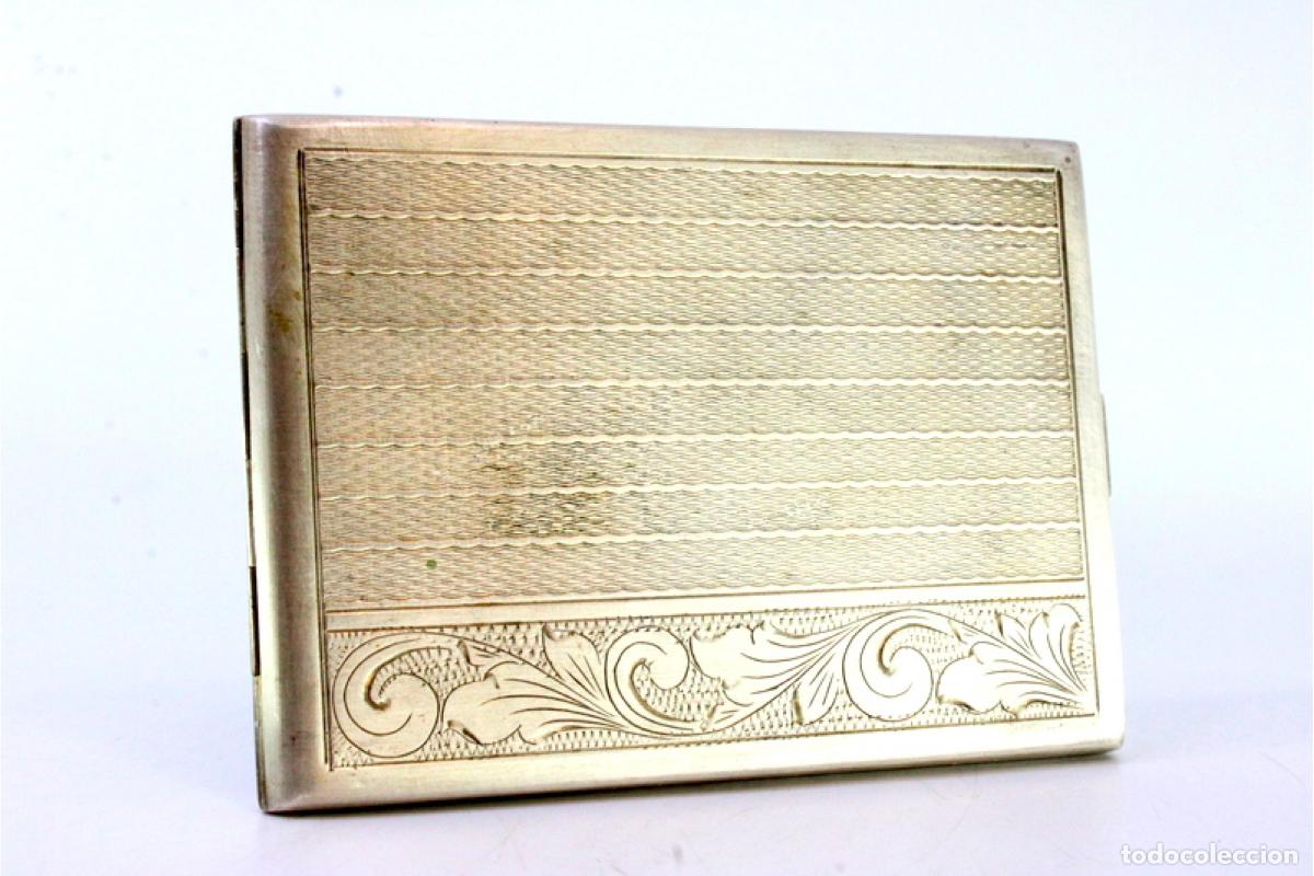 Antig&uuml;edades: Caja de cigarrillos, en plata - Foto 8