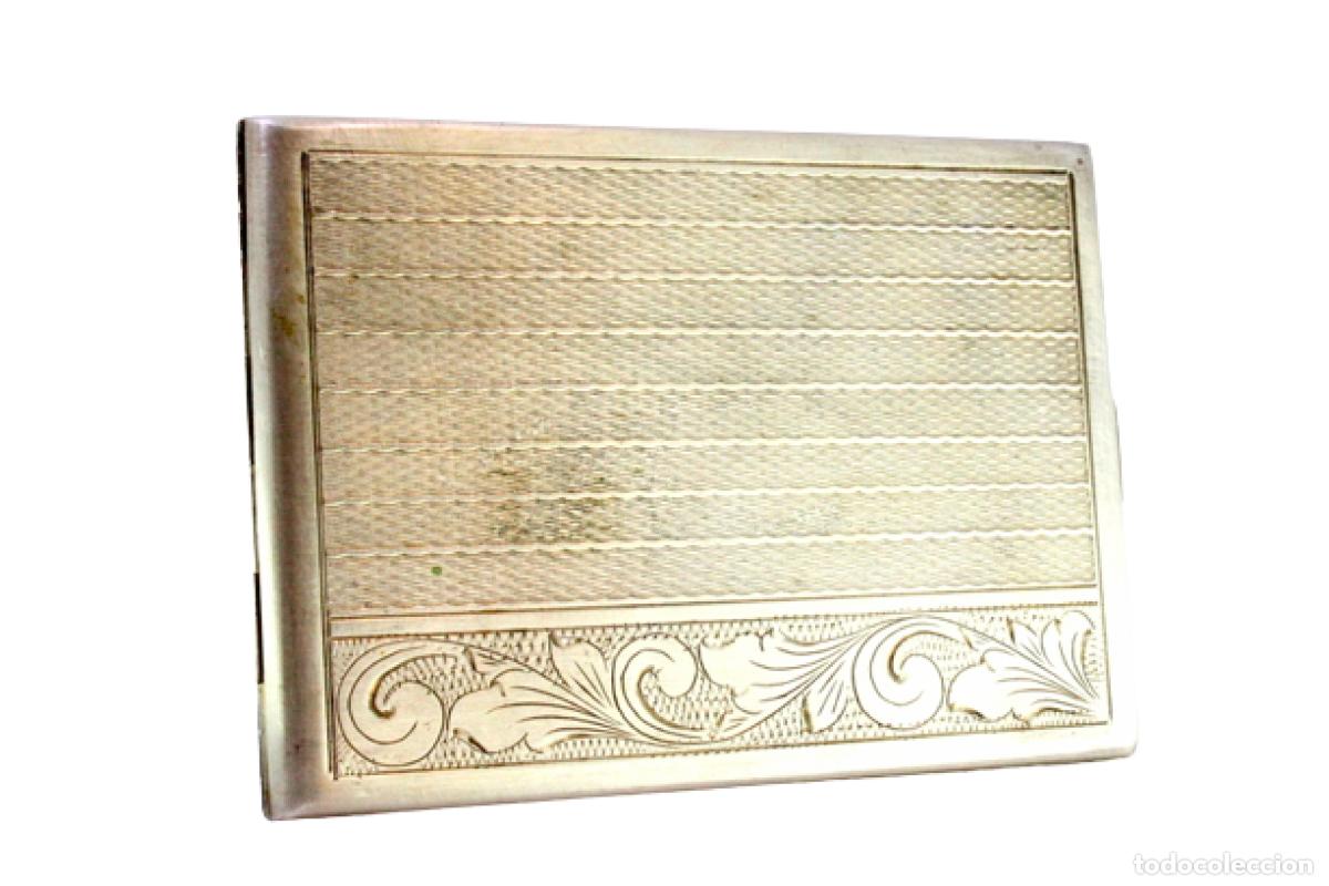 Antig&uuml;edades: Caja de cigarrillos, en plata - Foto 1