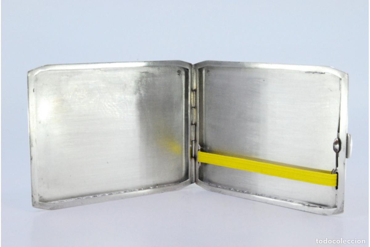 Antig&uuml;edades: Caja de cigarrillos, en plata - Foto 4