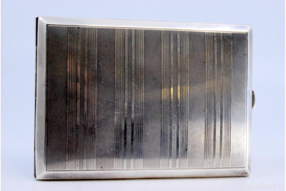 Antig&uuml;edades: Caja de cigarrillos, en plata - Foto 5
