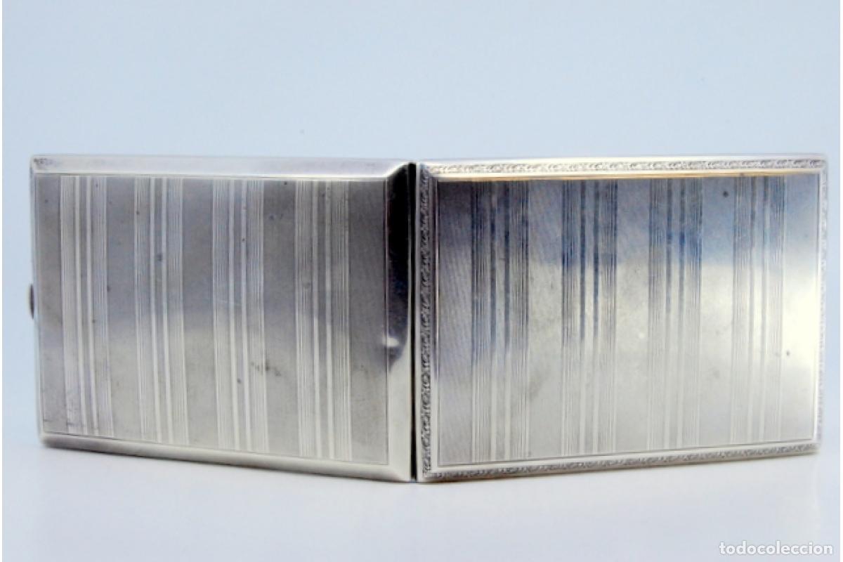 Antig&uuml;edades: Caja de cigarrillos, en plata - Foto 7