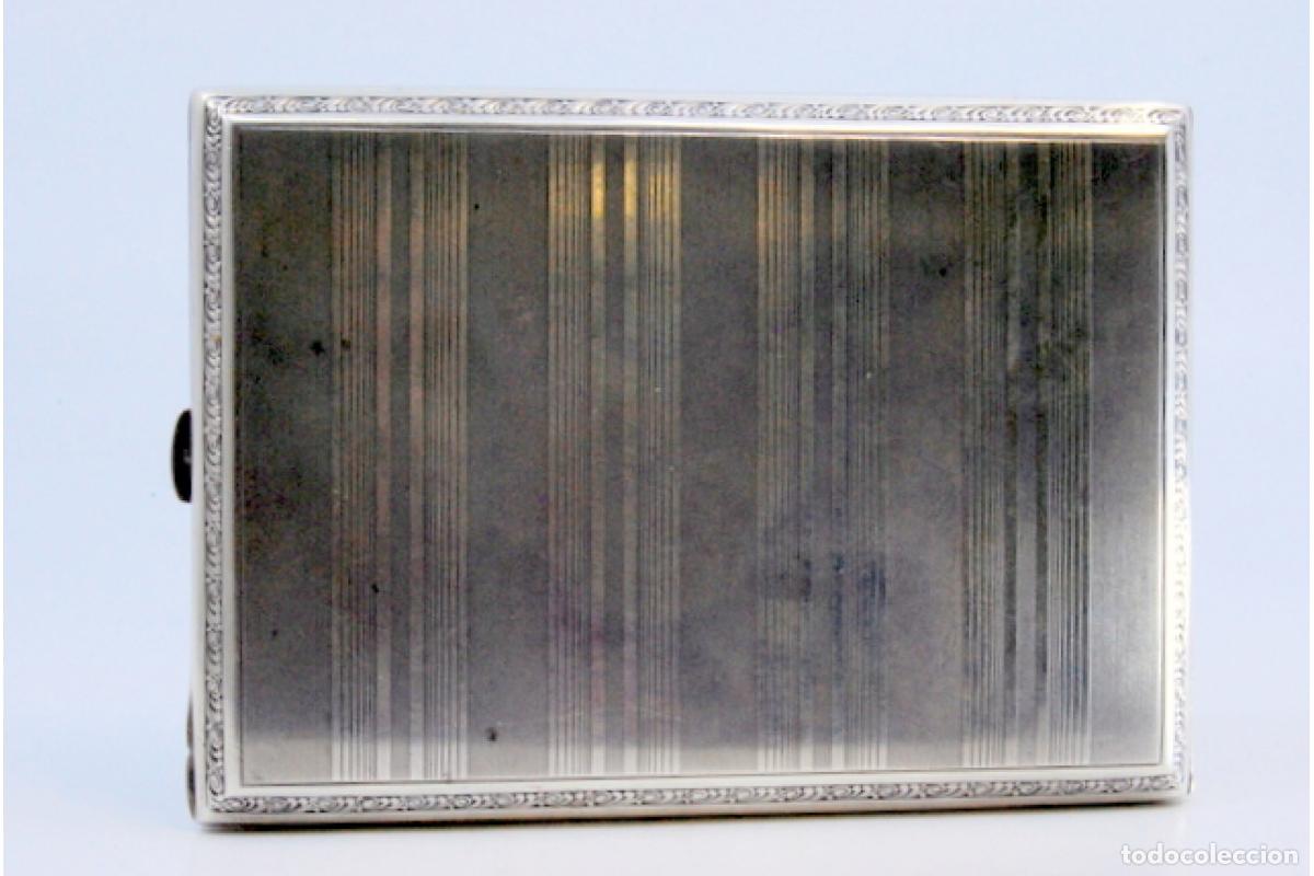 Antig&uuml;edades: Caja de cigarrillos, en plata - Foto 8