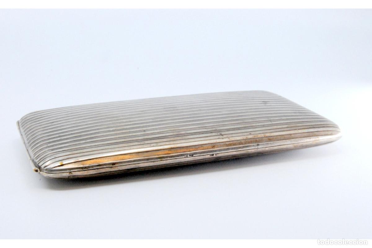 Antig&uuml;edades: Caja de cigarrillos, en plata - Foto 2