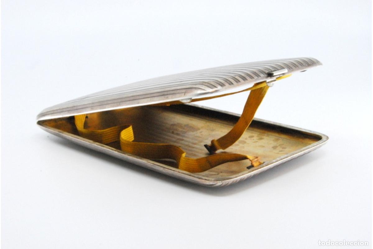 Antig&uuml;edades: Caja de cigarrillos, en plata - Foto 6
