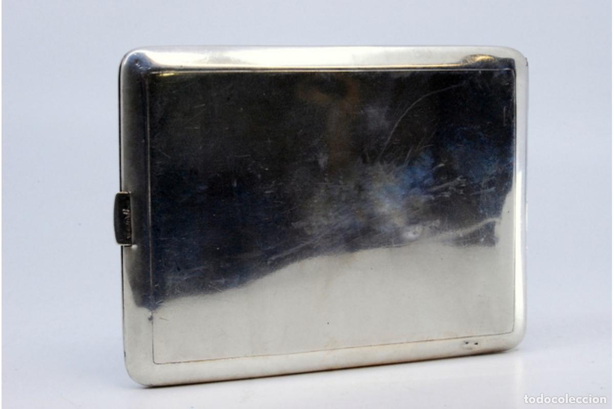 Antig&uuml;edades: Caja de cigarrillos, en plata - Foto 3
