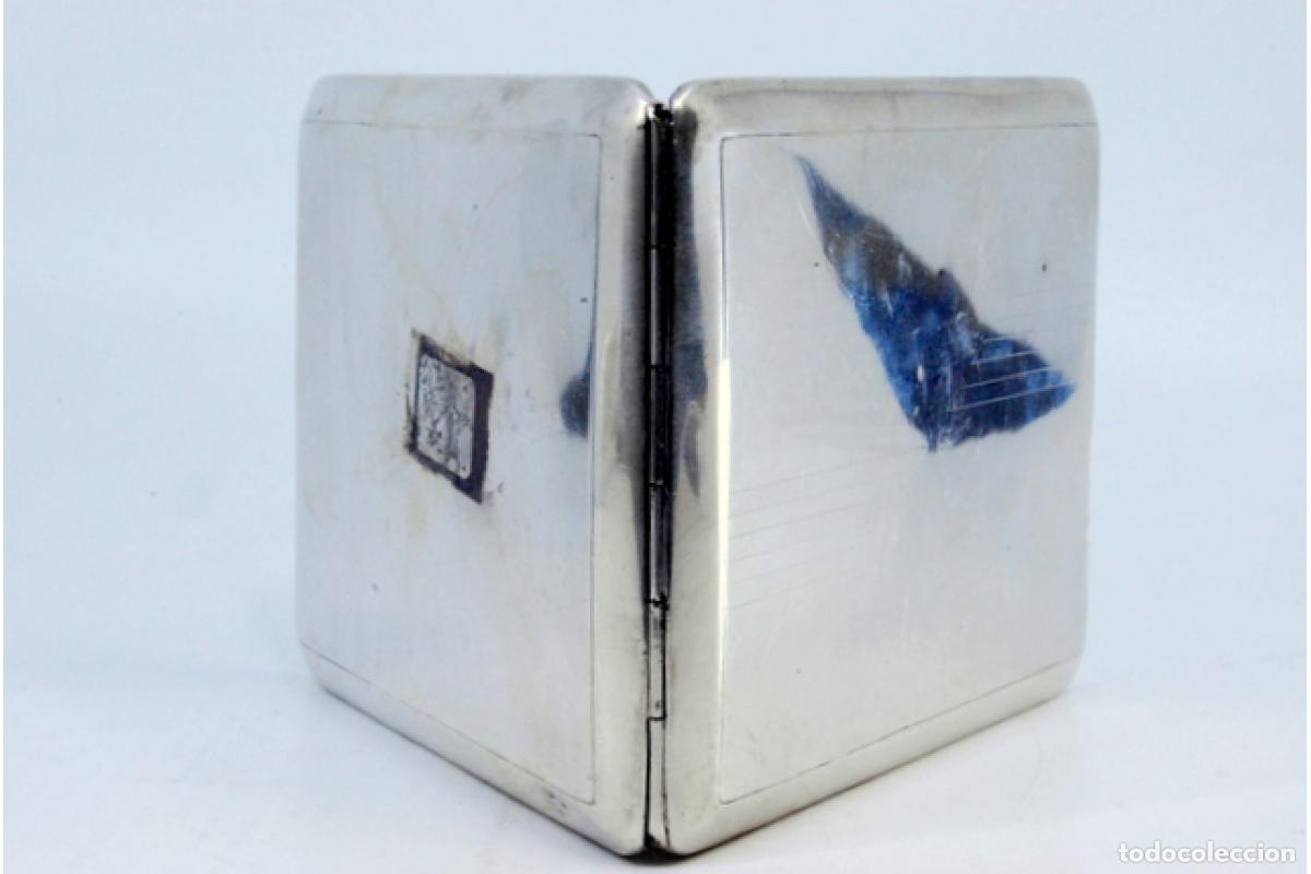 Antig&uuml;edades: Caja de cigarrillos, en plata - Foto 4