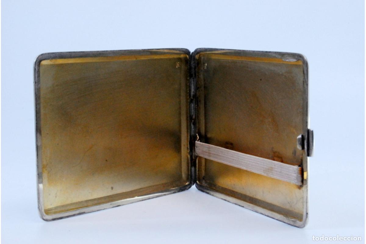 Antig&uuml;edades: Caja de cigarrillos, en plata - Foto 5