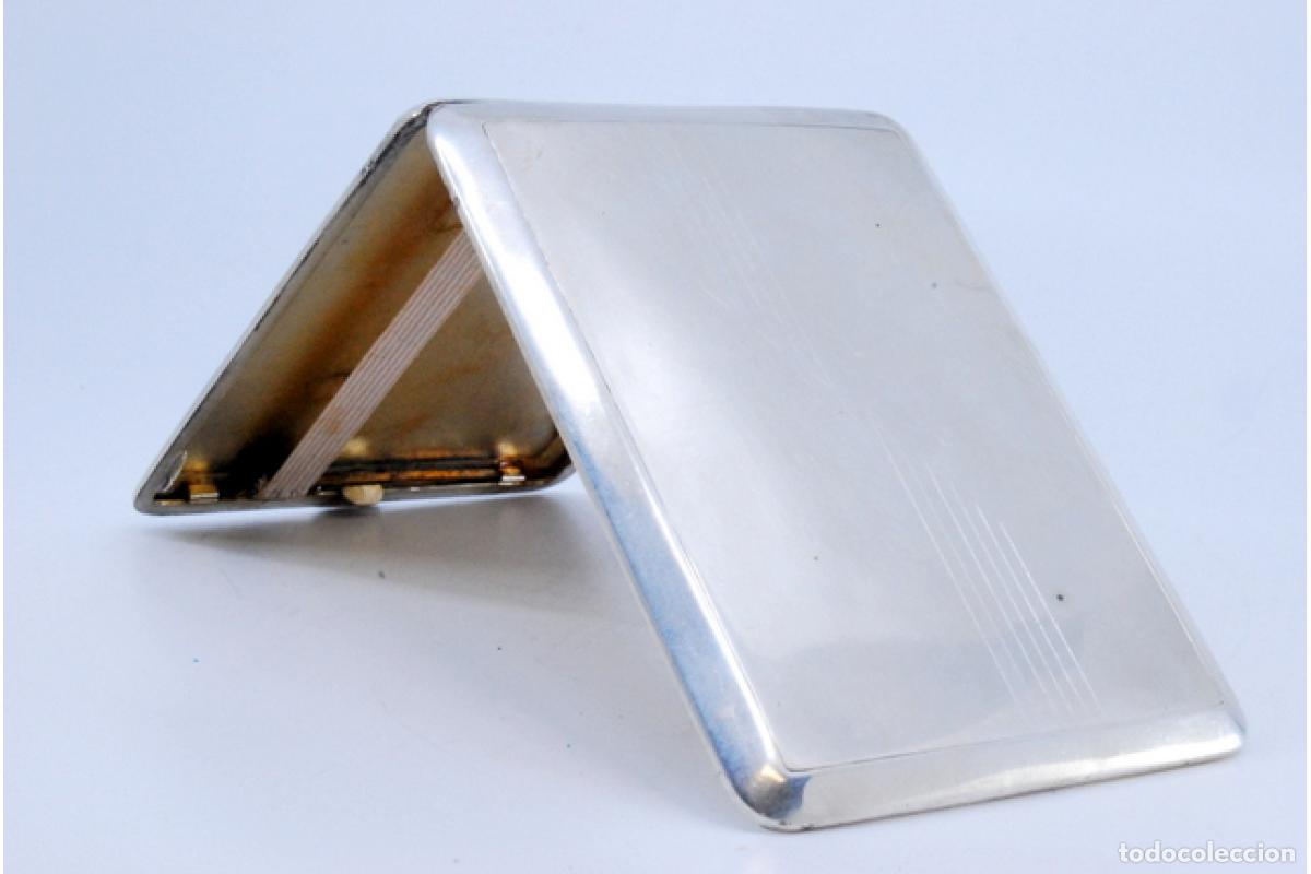 Antig&uuml;edades: Caja de cigarrillos, en plata - Foto 6